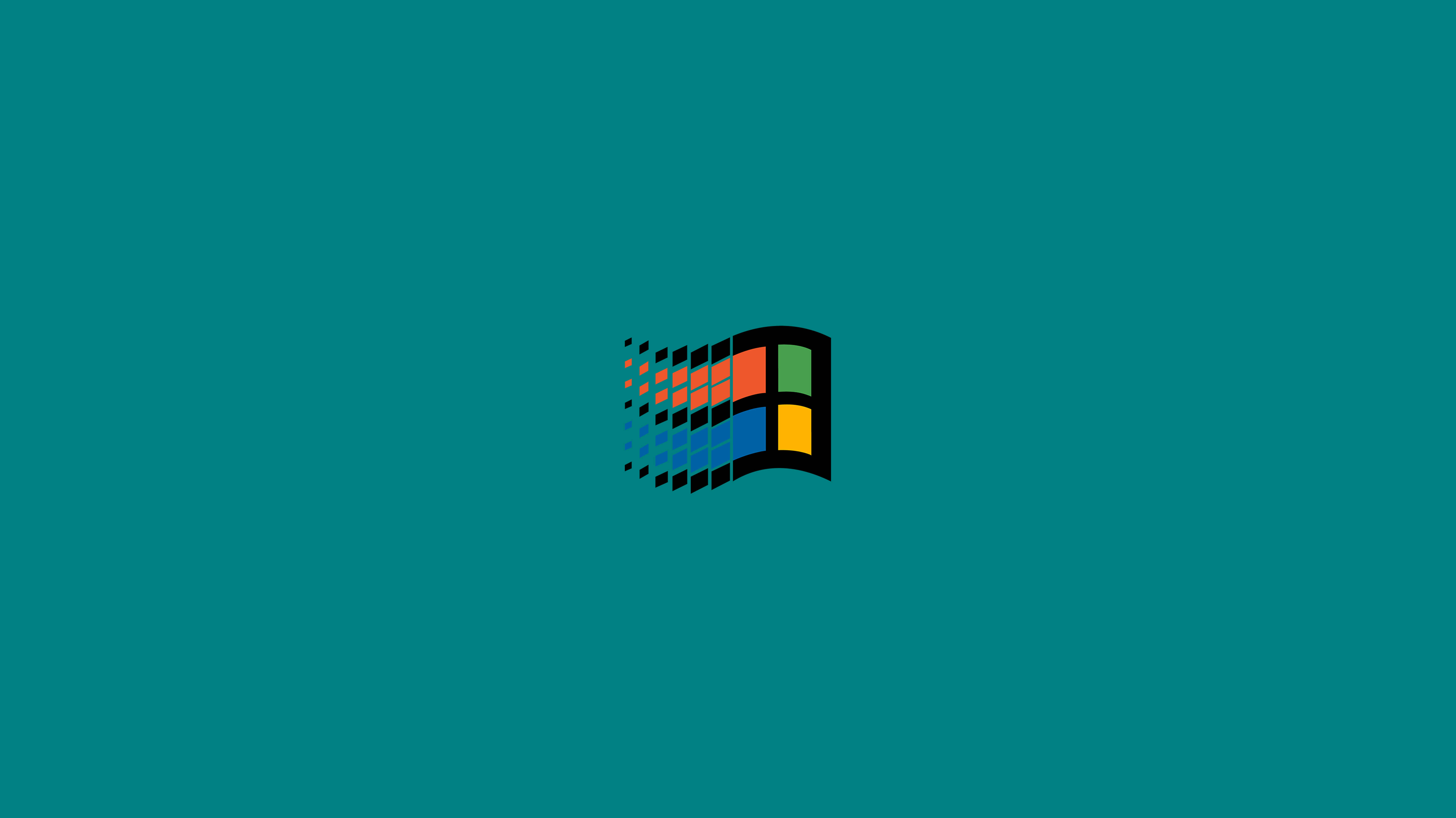 Retro 4k Microsoft Windows Pixel Logo Wallpaper