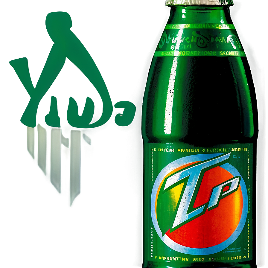 Retro 7 Up Advertisement Png 06262024 PNG