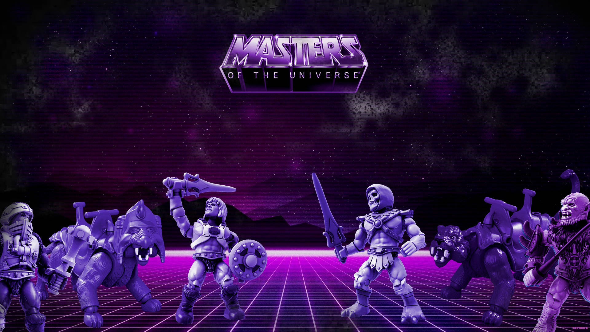 Retroästhetik He-man Und Die Masters Des Universums Wallpaper
