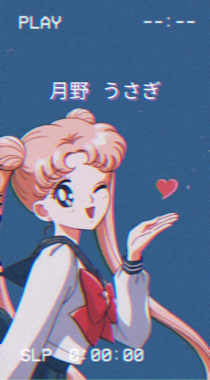 Retro Anime Sailor Moon Aesthetic.jpg Wallpaper