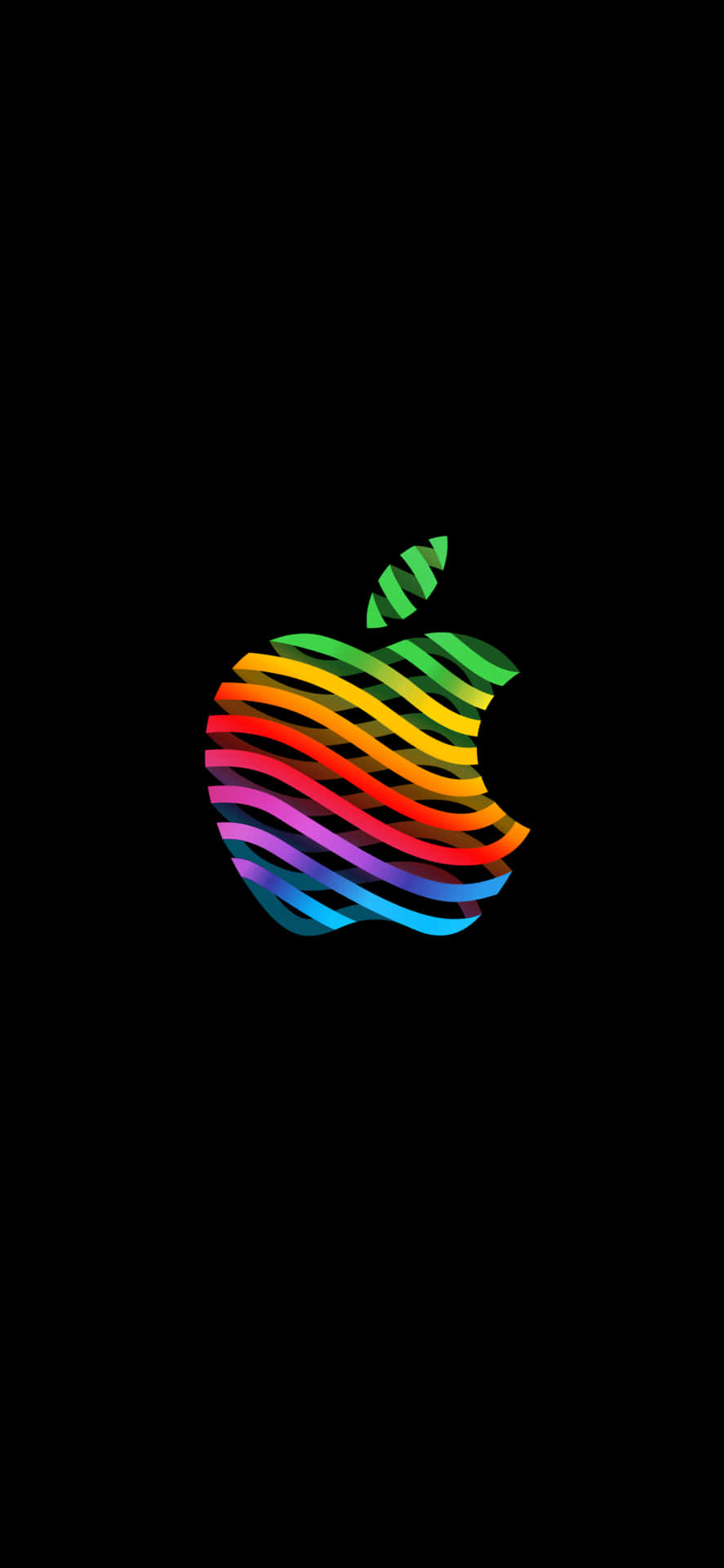Logoda Apple Retrô. Papel de Parede