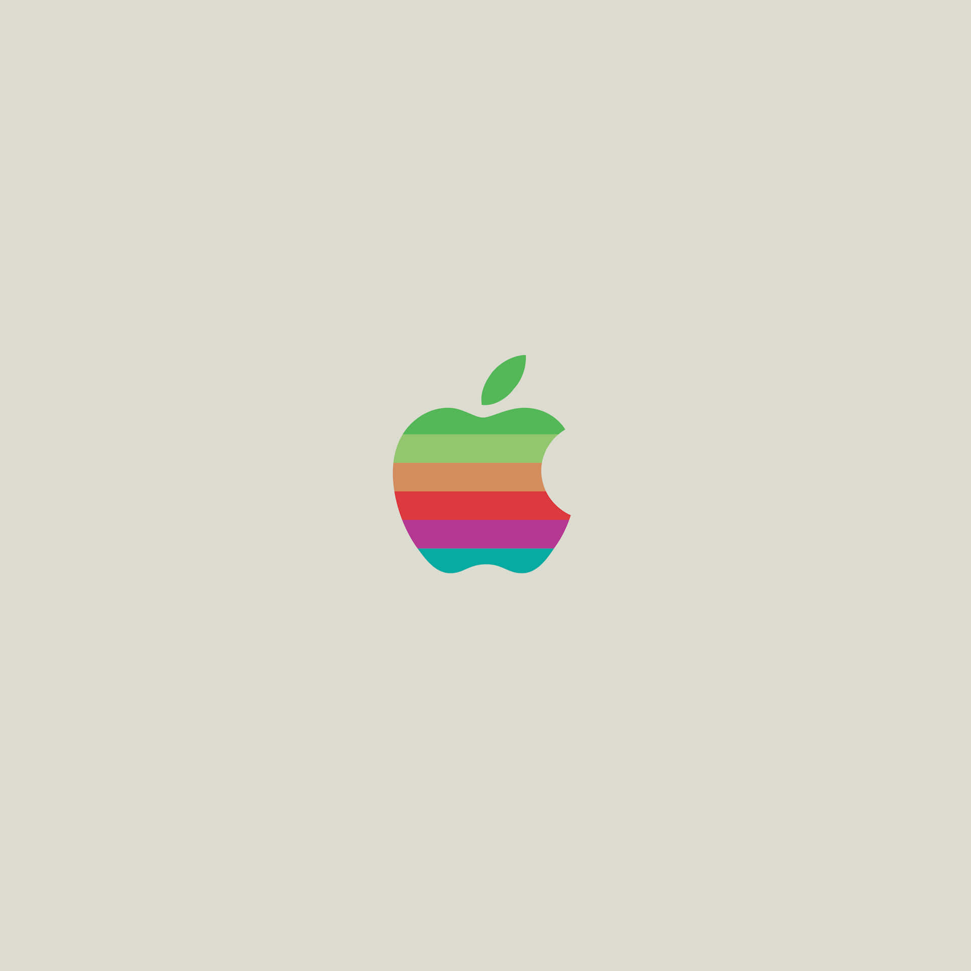 Retro Apple Logo Tapet - En klassisk repræsentation af Apples logo. Wallpaper