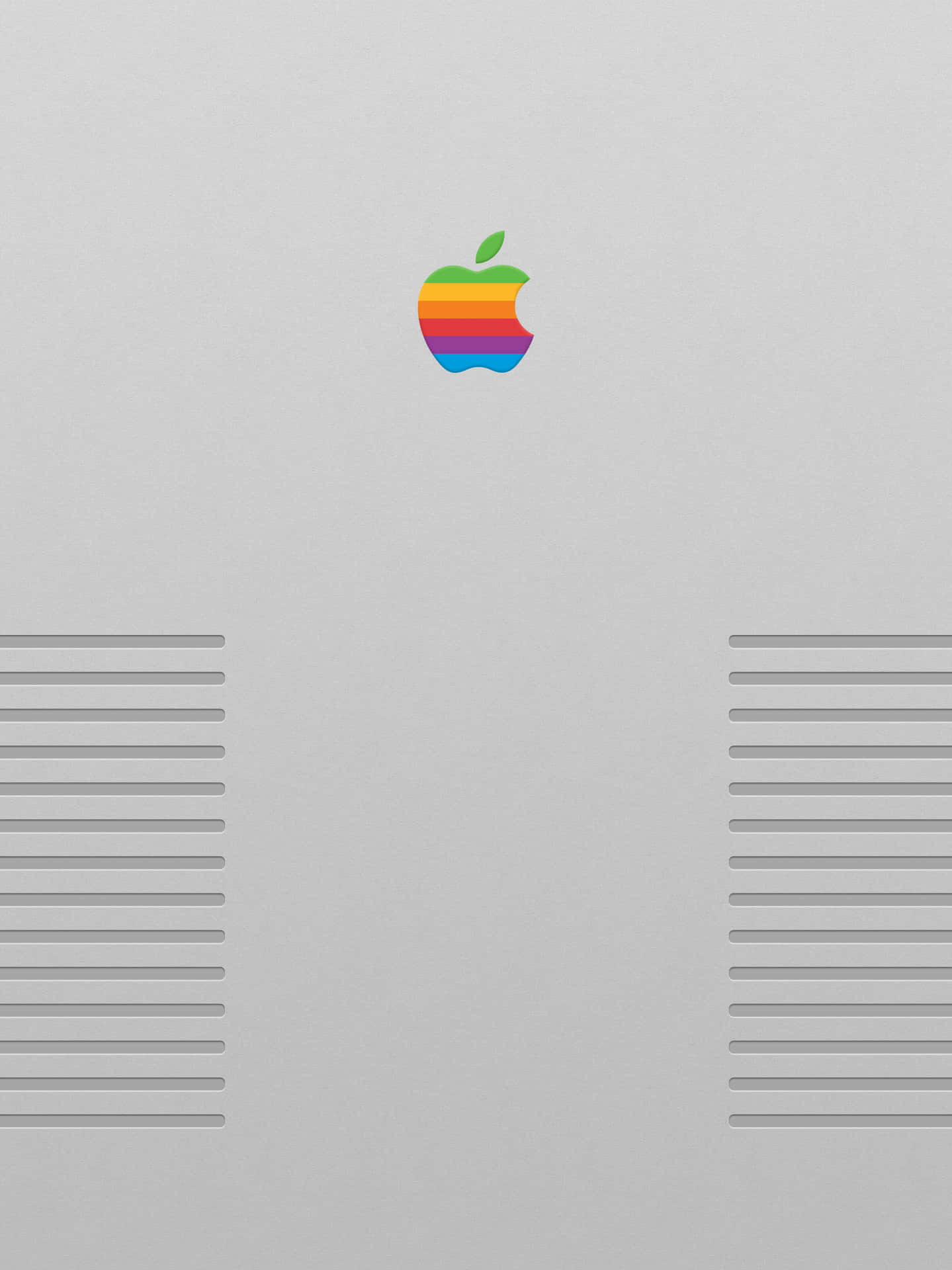 Vintage Apple Logo grafisk papirvæg Wallpaper