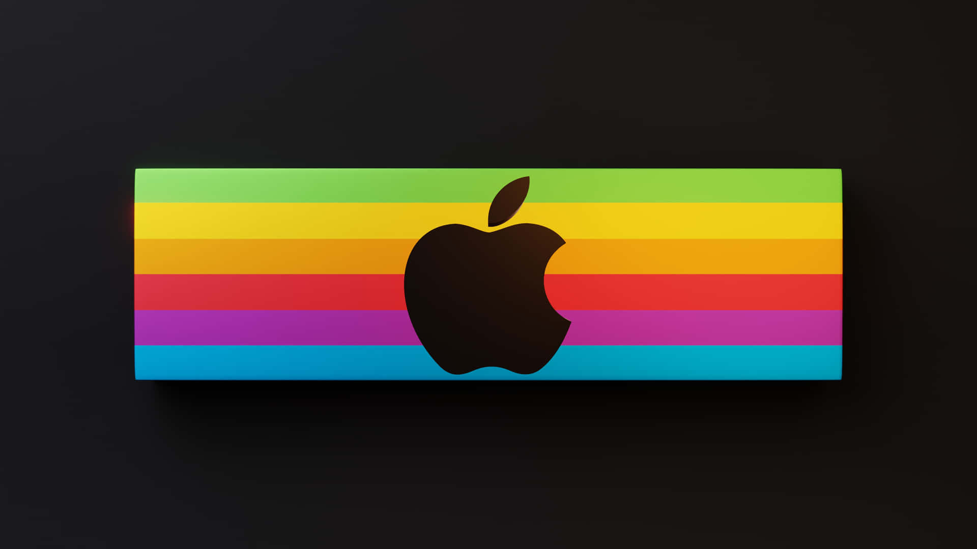 Retro Apple-logo 3840 X 2160 Wallpaper