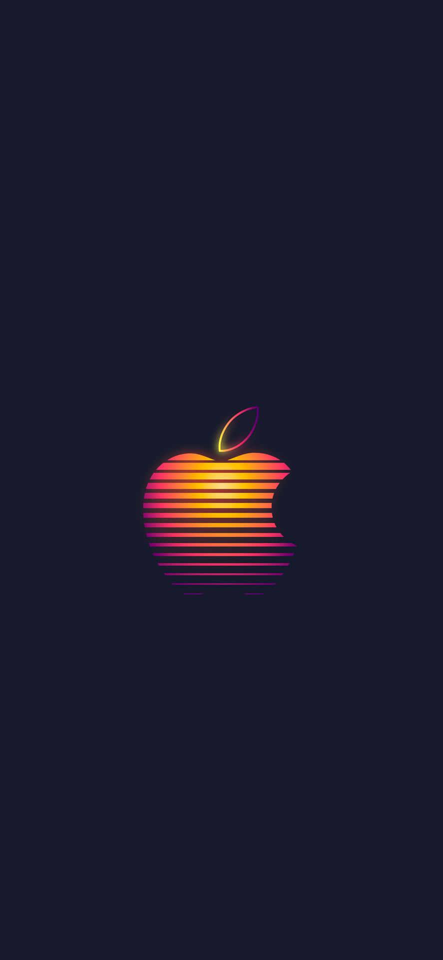 Retro Apple-logo 1420 X 3073 Wallpaper