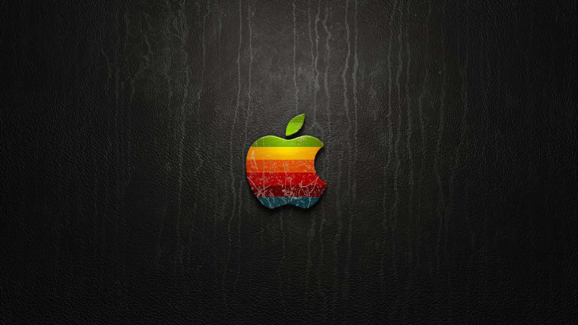 Retro Äpplelogotypen. Wallpaper