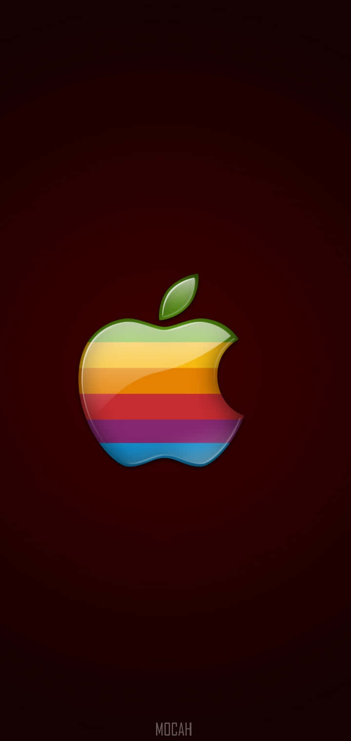 Vintagestil Apple-logo Wallpaper