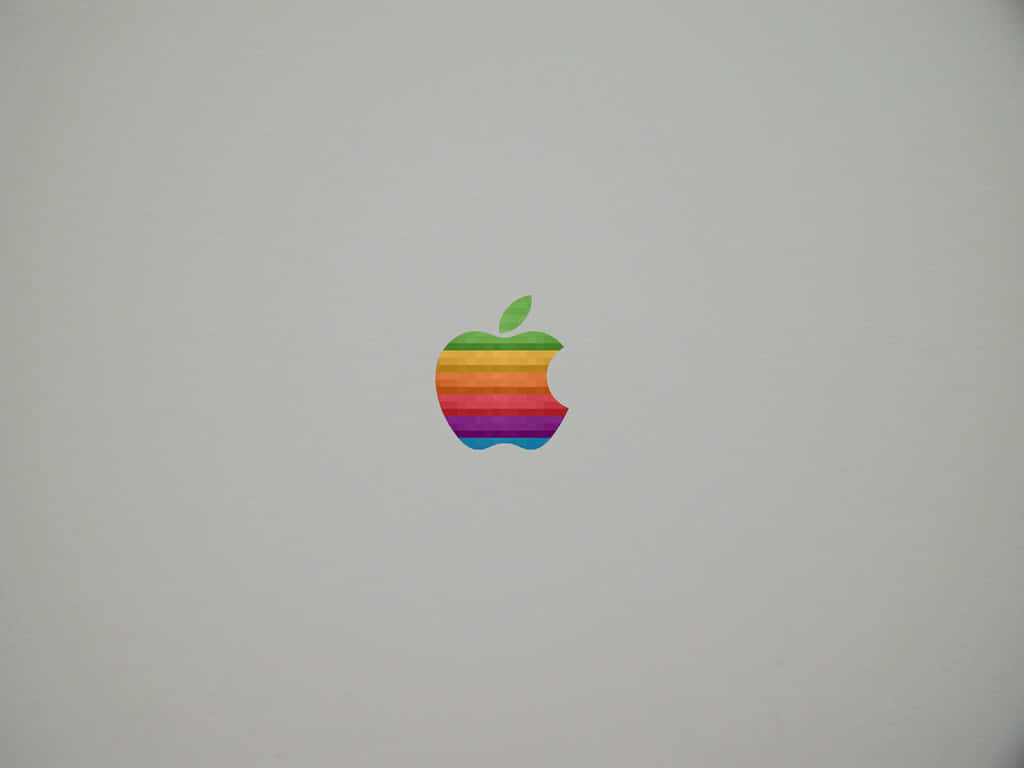 Retro Apple logo motivet: et retro Apple Logo motivet, der vil give dig følelser af velvære og genkendelse, når du ser det på din skærm. Wallpaper