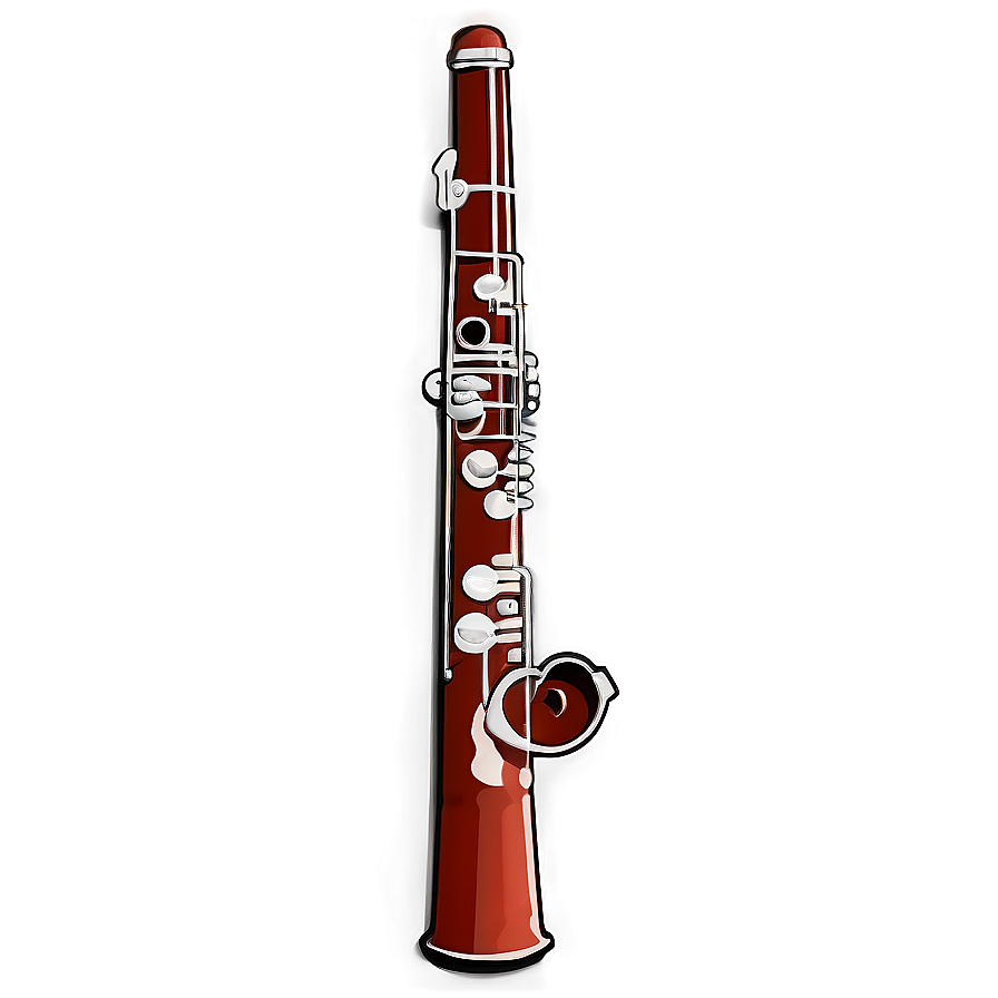 Retro Bassoon Poster Png Pyg PNG