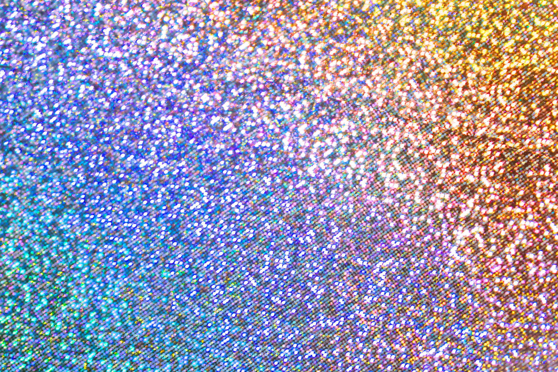 Retro Blå Glitter Gradient Wallpaper