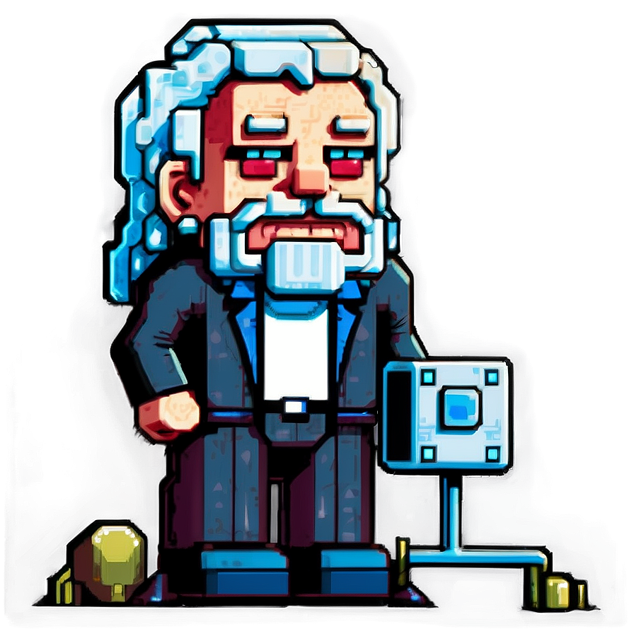Retro Boss Pixel Art Png 06242024 PNG
