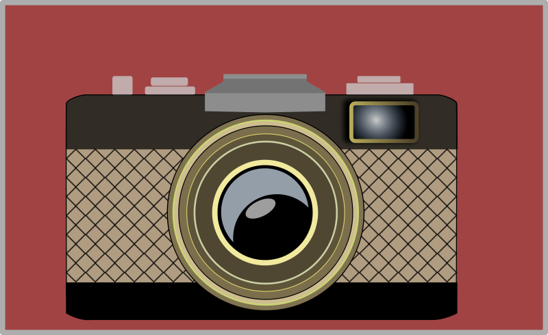 Retro Camera Illustration PNG