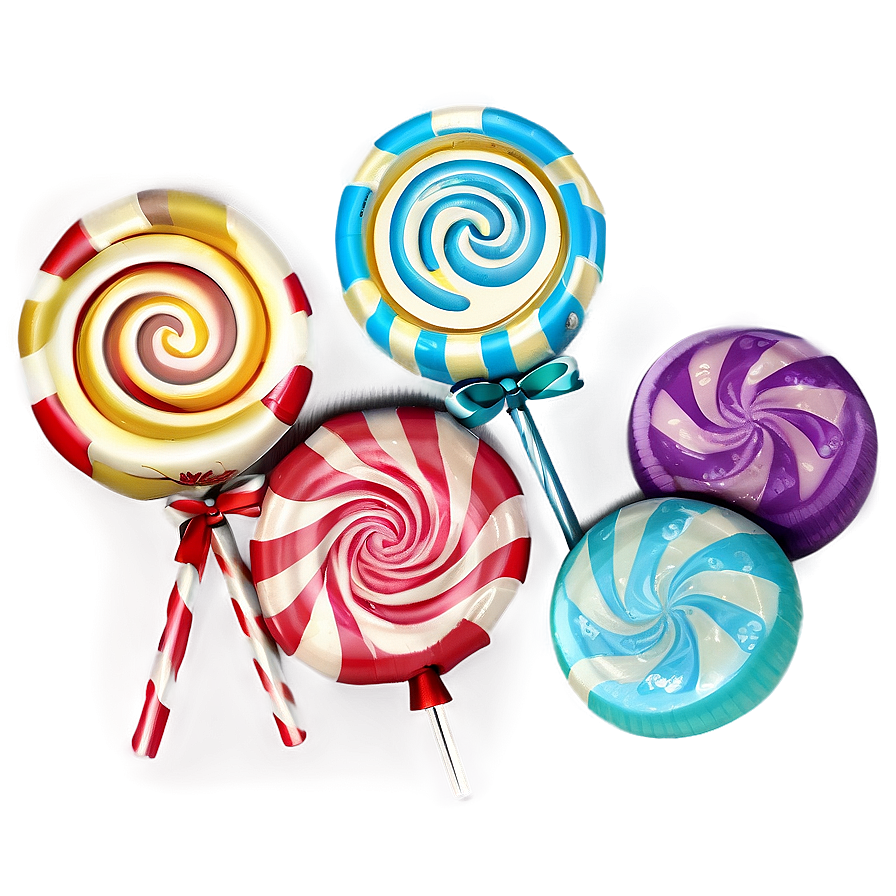 Retro Candies Png Lar PNG