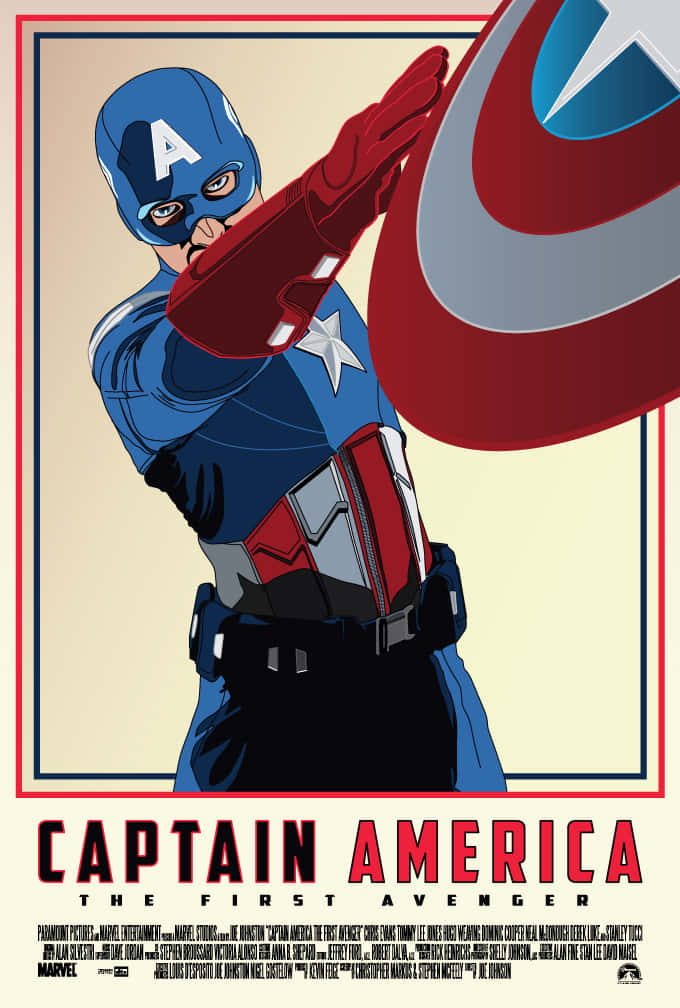 Captainamerica: Der Erste Rächer Poster Wallpaper