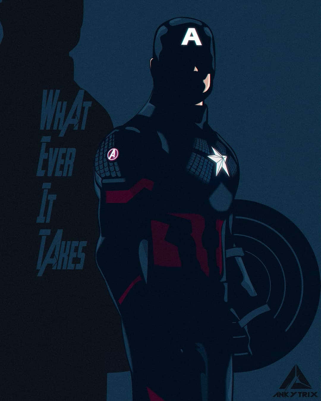 Denursprungliga Super Soldaten - Retro Captain America. Wallpaper