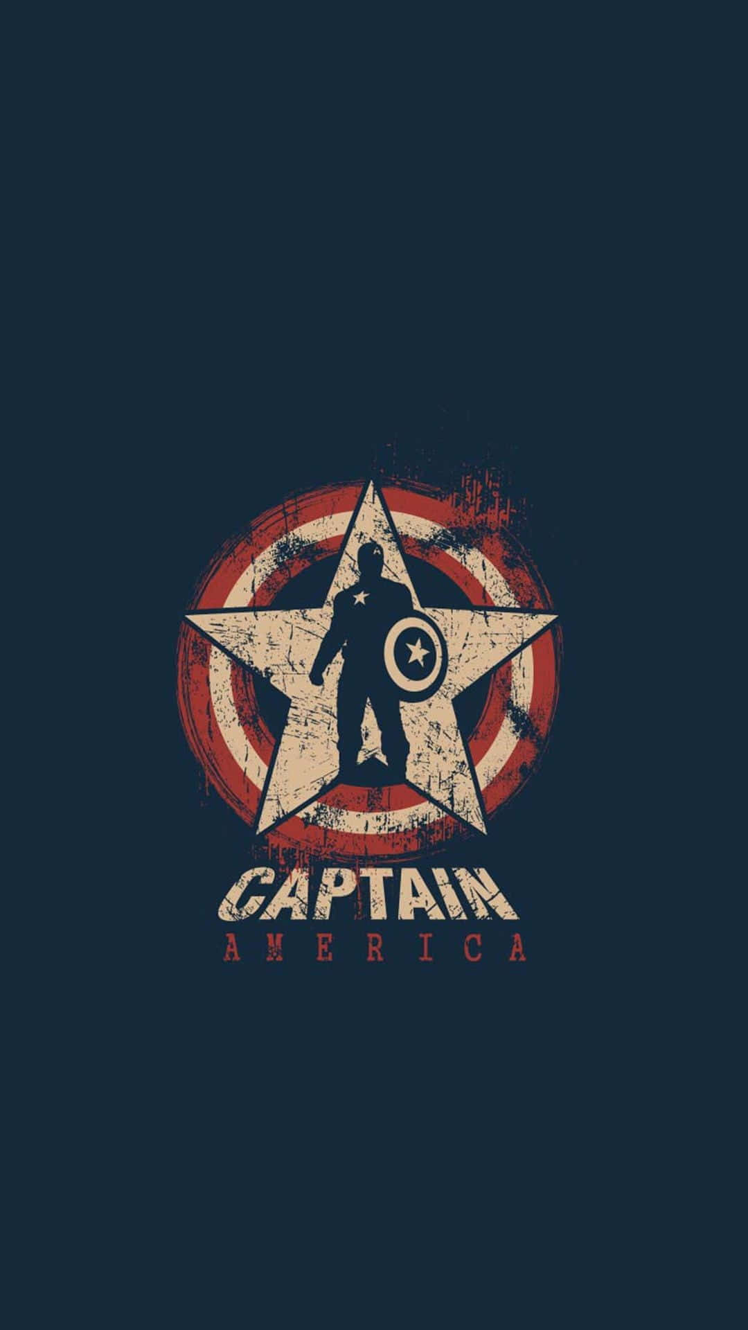 'inspiraciónretro: El Icónico Capitán América' Fondo de pantalla
