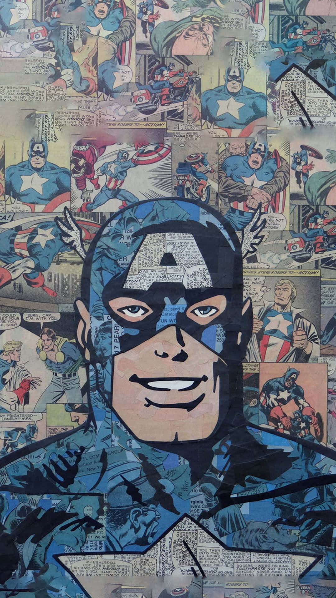 Retrocaptain America: En Hjälte För Alla Tider. Wallpaper