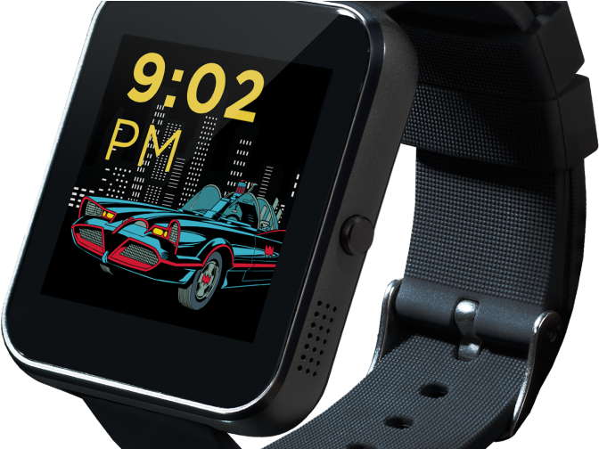 Retro Car Smartwatch Display PNG