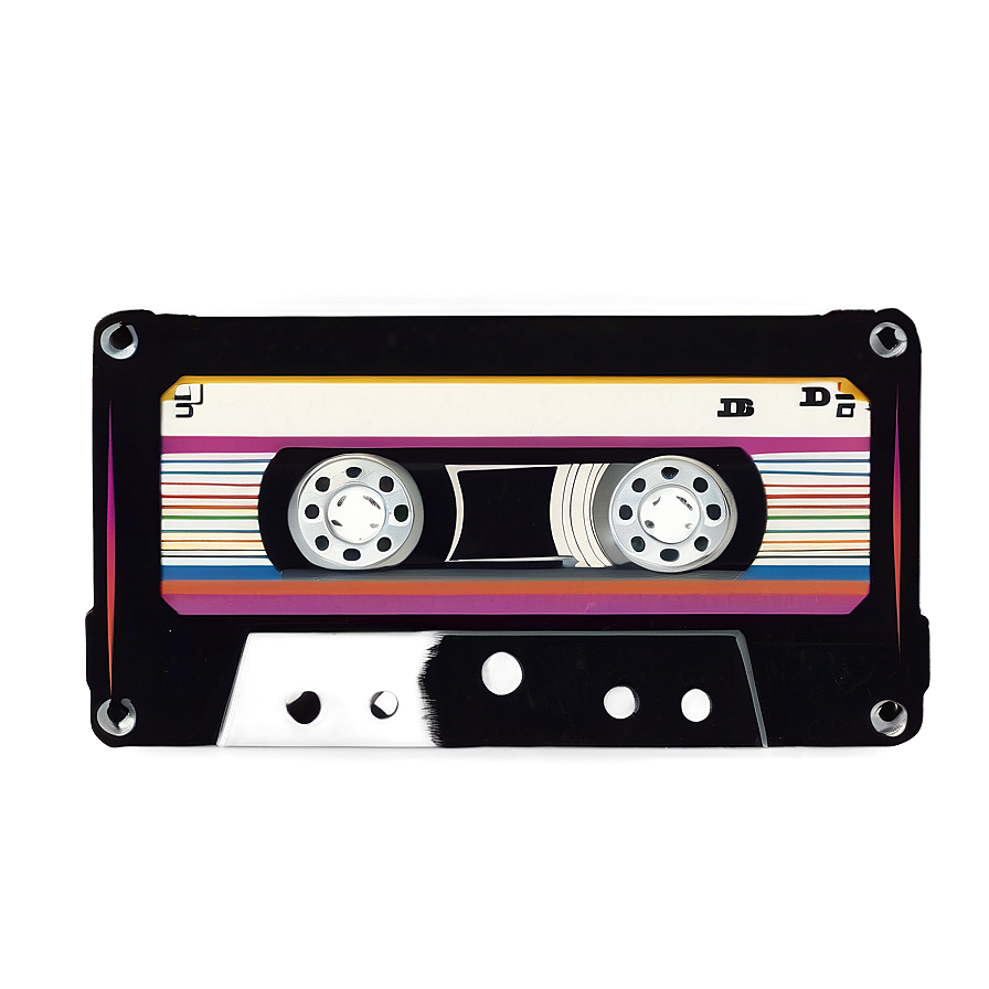 Download Retro Cassette Tape Sticker Png Ncb | Wallpapers.com