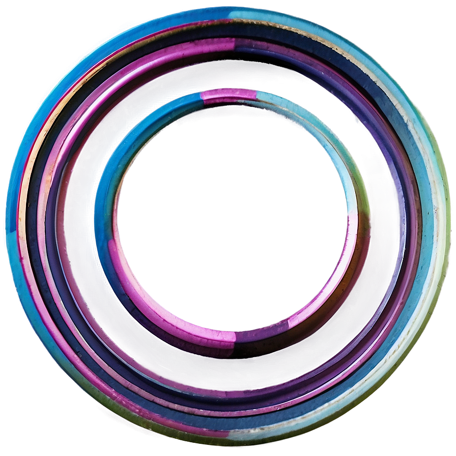 Retro Circle Background Png Hof PNG