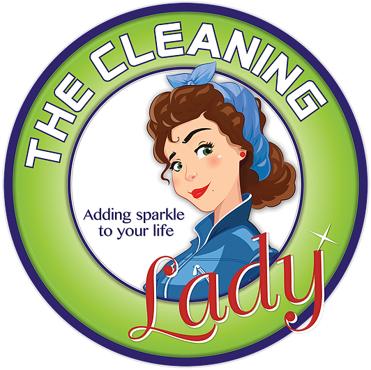Retro Cleaning Service Logo PNG