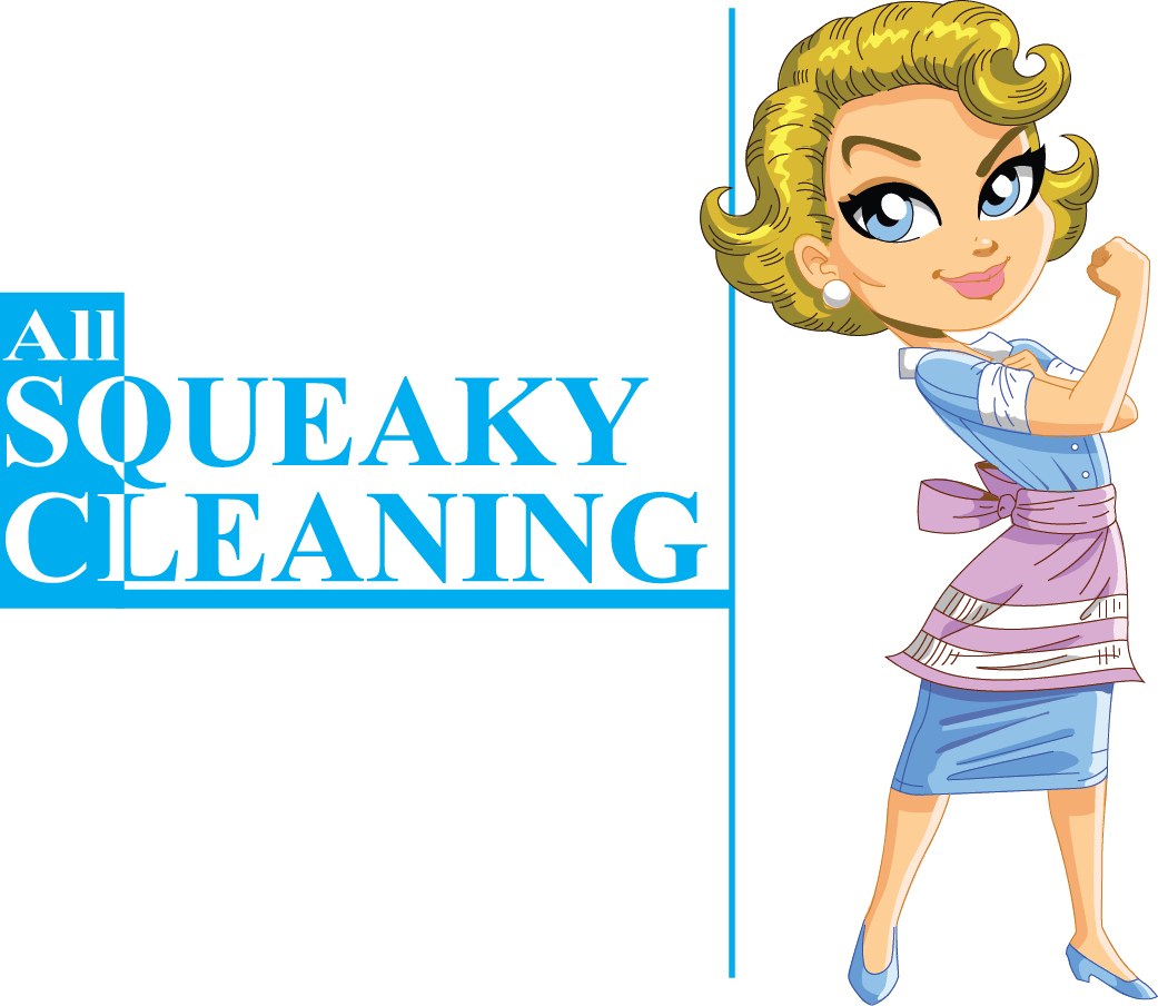 Retro Cleaning Service Logo PNG