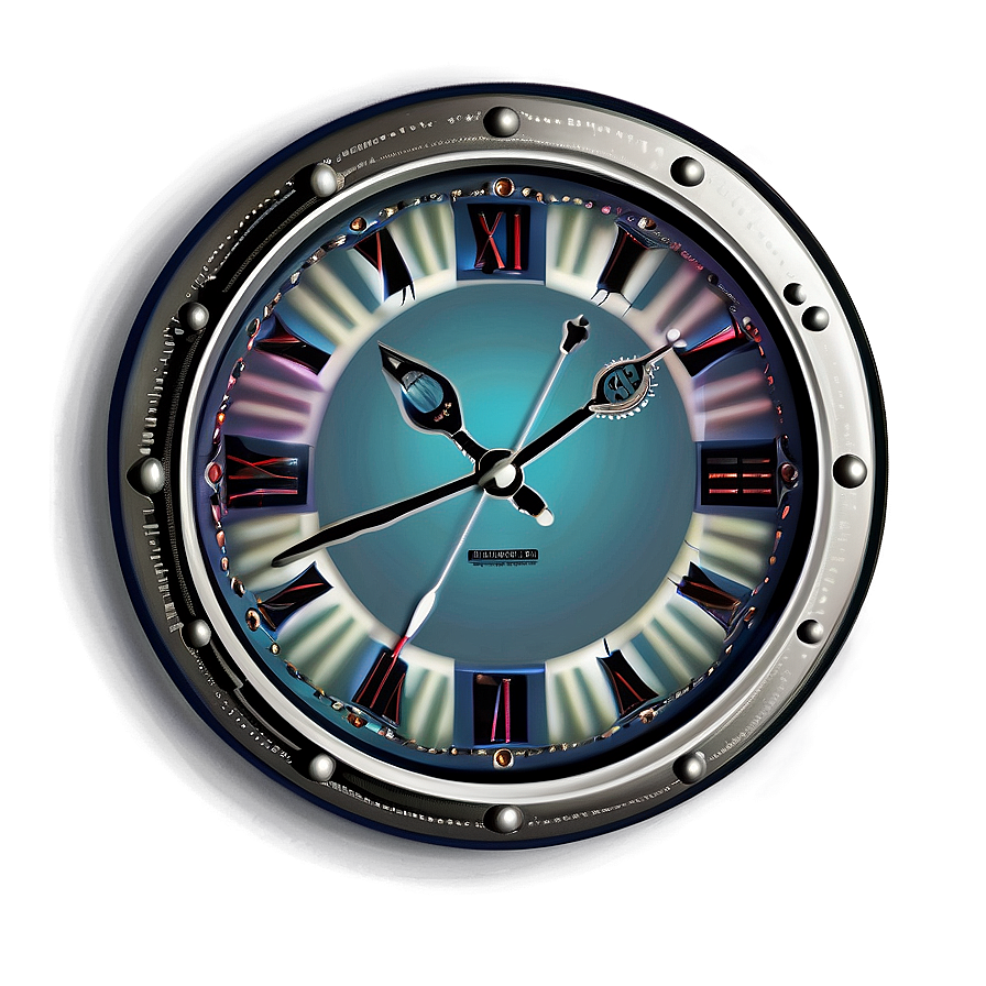 Retro Clock Clipart Png 77 PNG