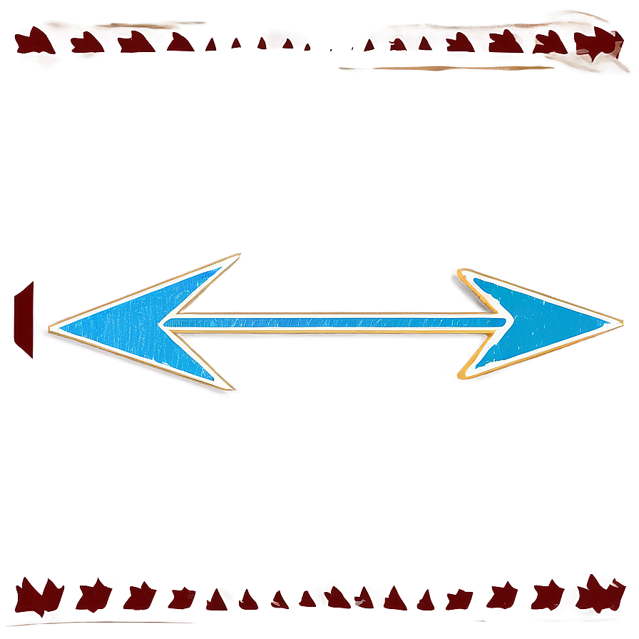 Retro Drawn Arrow Png 06202024 PNG