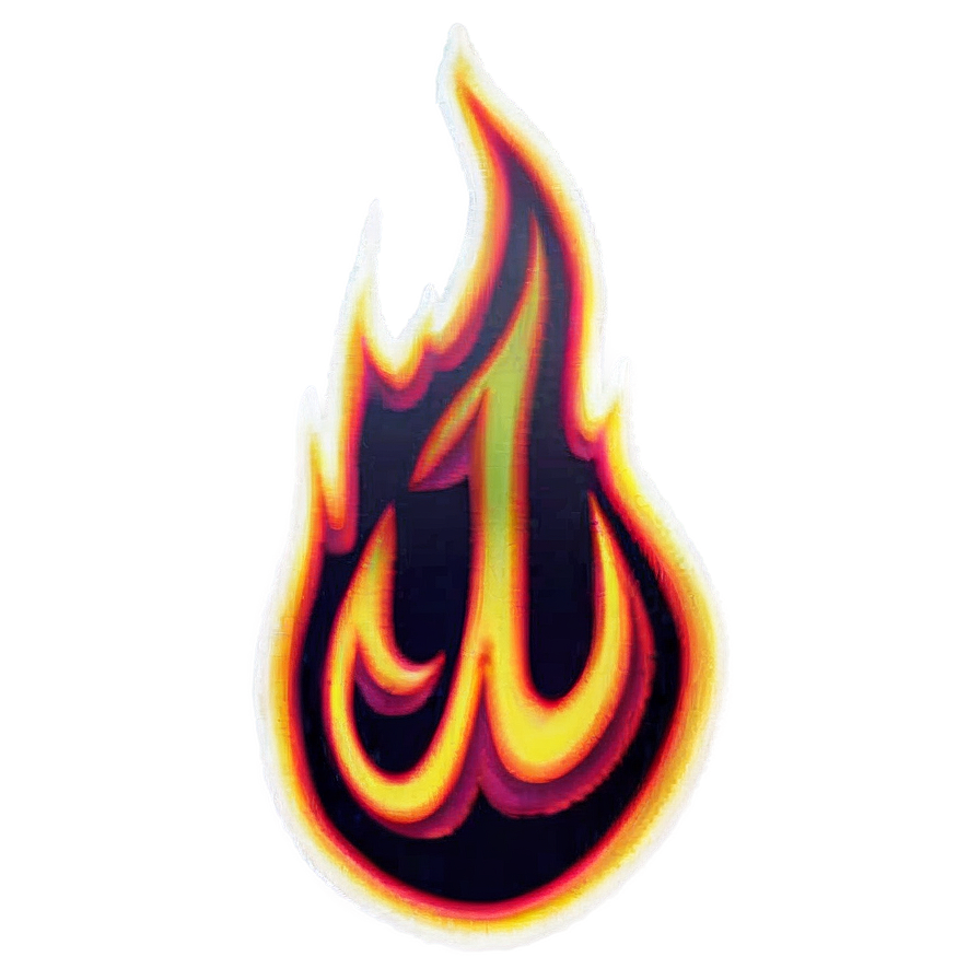Retro Fire Overlay Png 29 PNG
