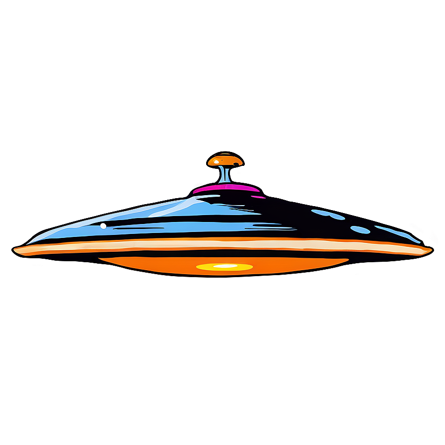 Retro Flying Saucer Clipart Png 22 PNG