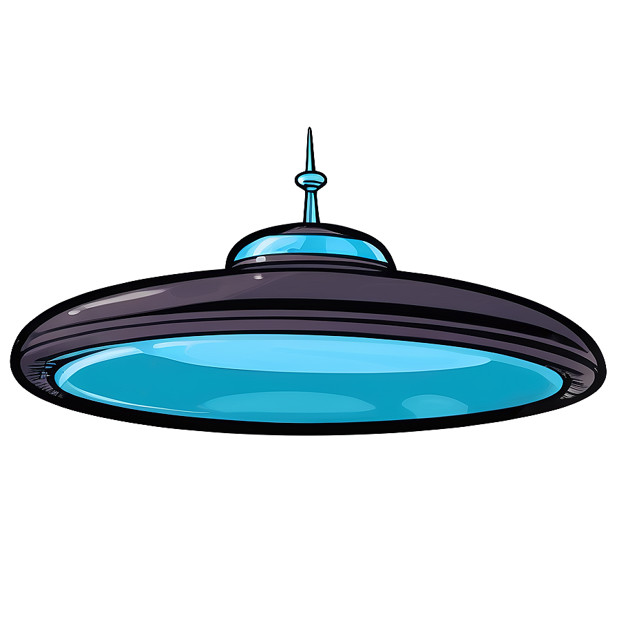 Retro Flying Saucer Clipart Png Spd PNG