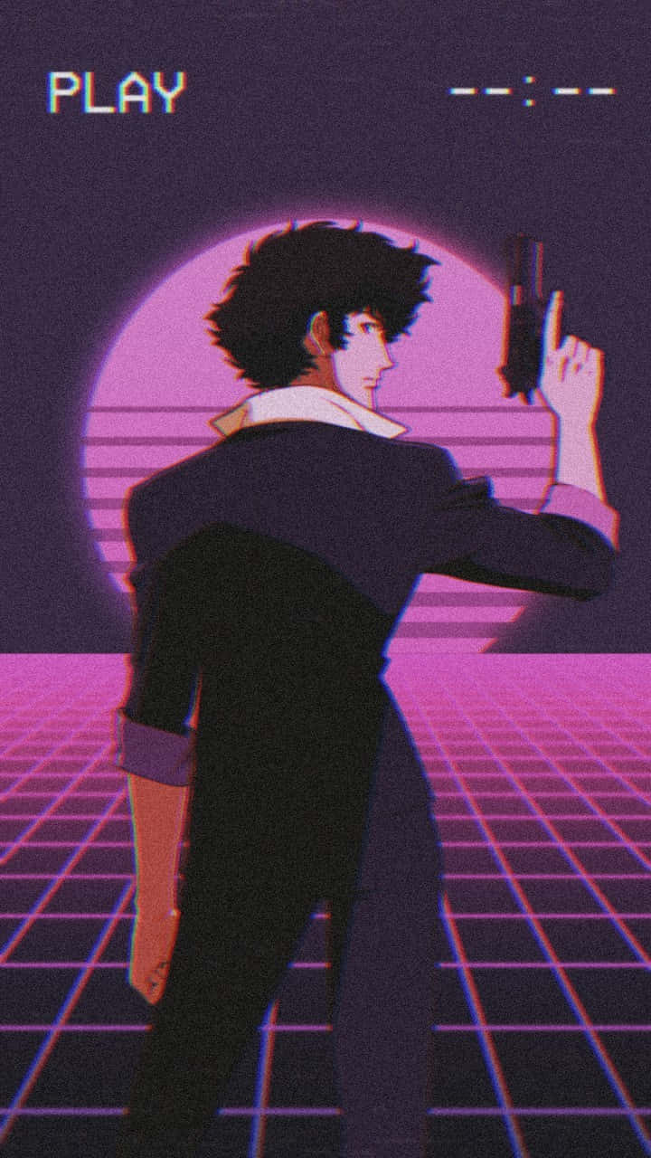 Retro Futuristic Cowboy Bebop Aesthetic Wallpaper