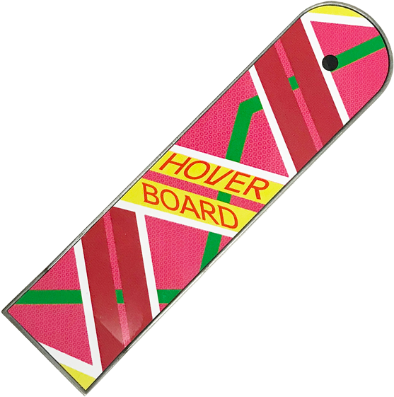 Retro Futuristic Hoverboard PNG