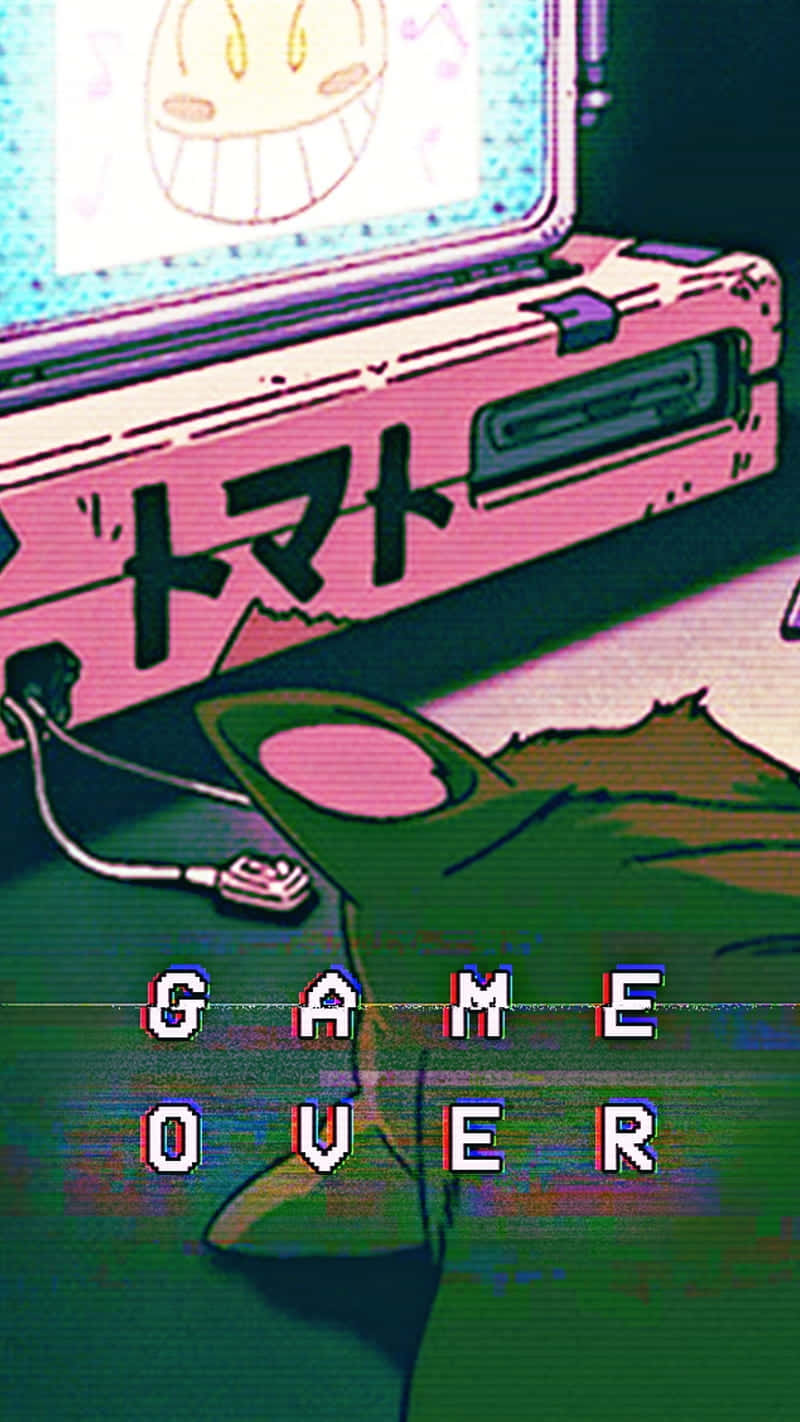 Retro_ Game_ Over_ Screen Wallpaper