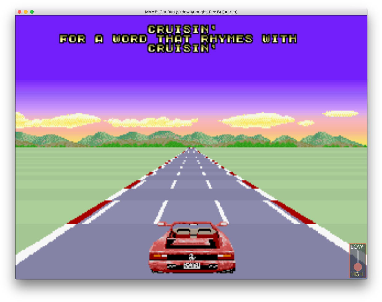 Retro Game Sports Car Cruising PNG