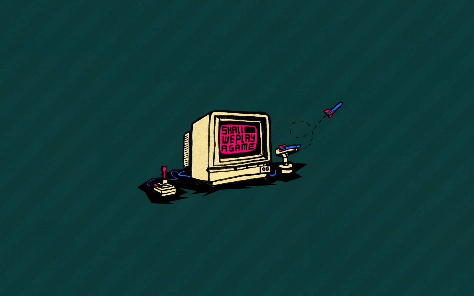 Retro_ Gaming_ Invitation Wallpaper