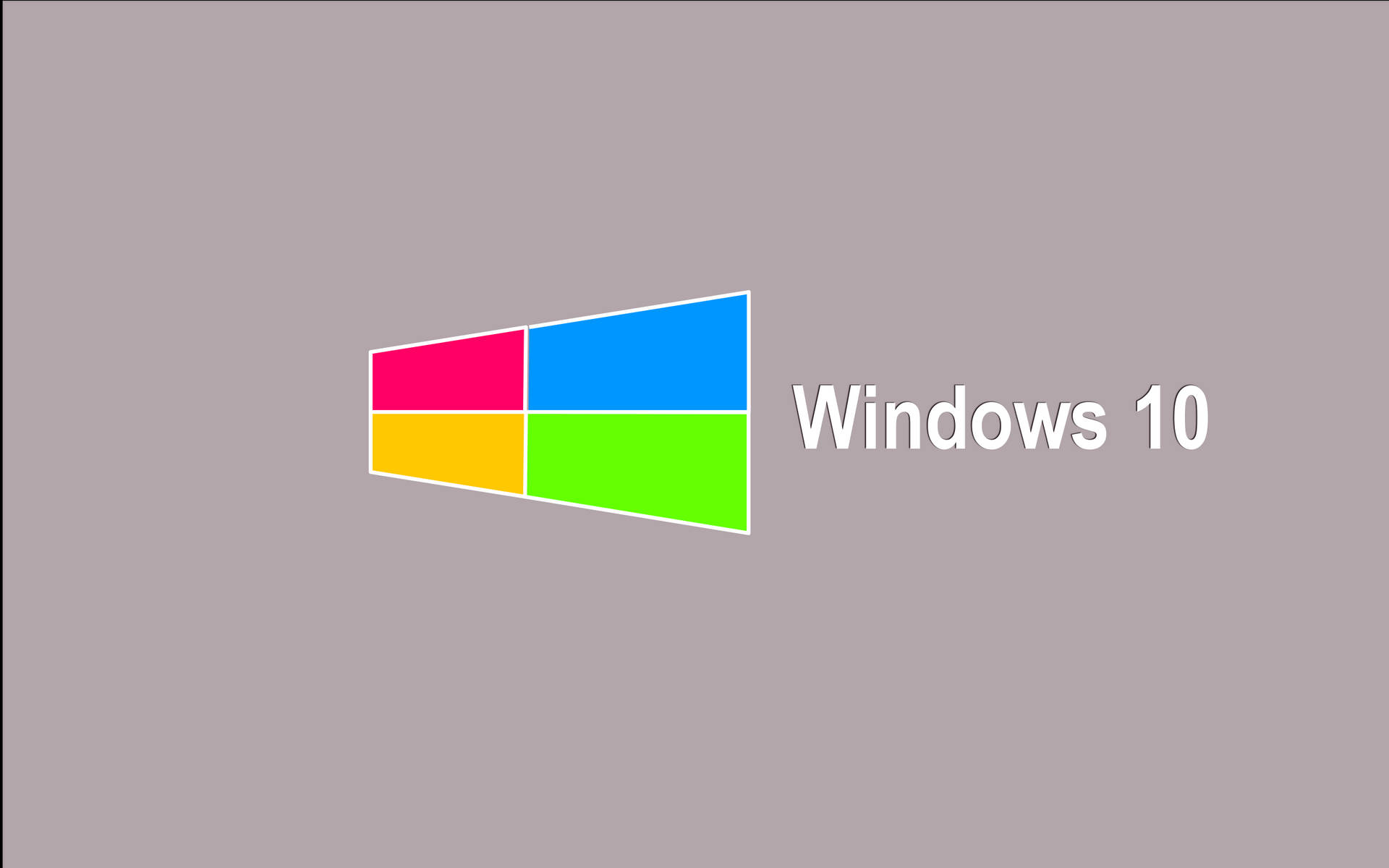 Retro Gray Windows 10 Hd Wallpaper
