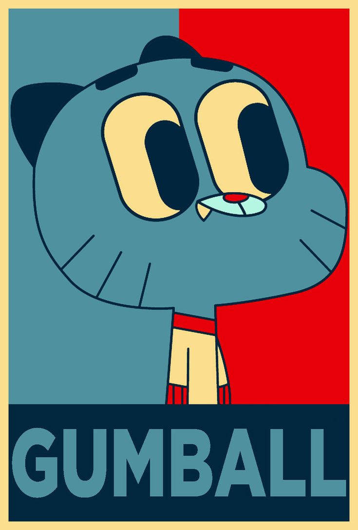 Retro Gumball Poster Wallpaper