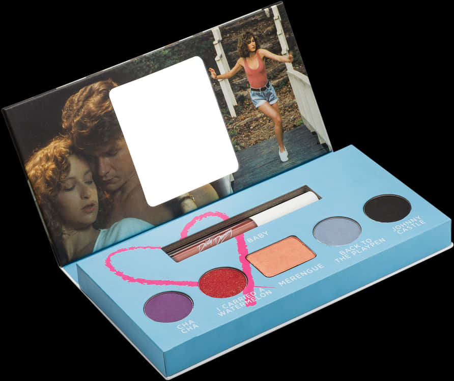 Retro Inspired Makeup Palette PNG