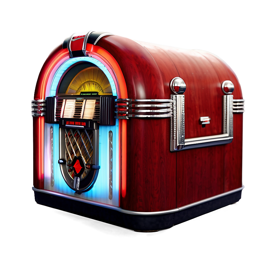 Retro Jukebox Design Png 7 PNG