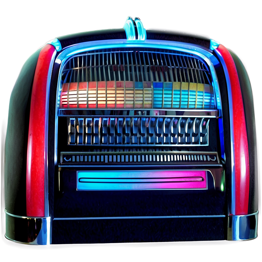 Retro Jukebox Design Png Wlo26 PNG