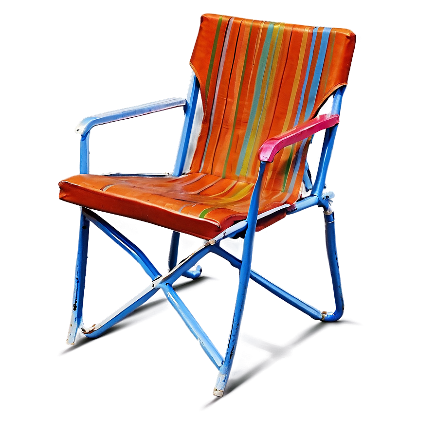 Retro Lawn Chair Png 06132024 PNG