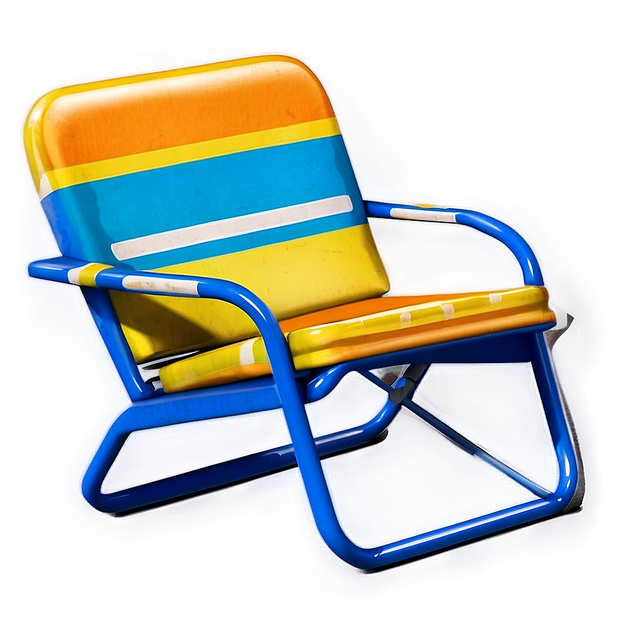 Retro Lawn Chair Png 06132024 PNG