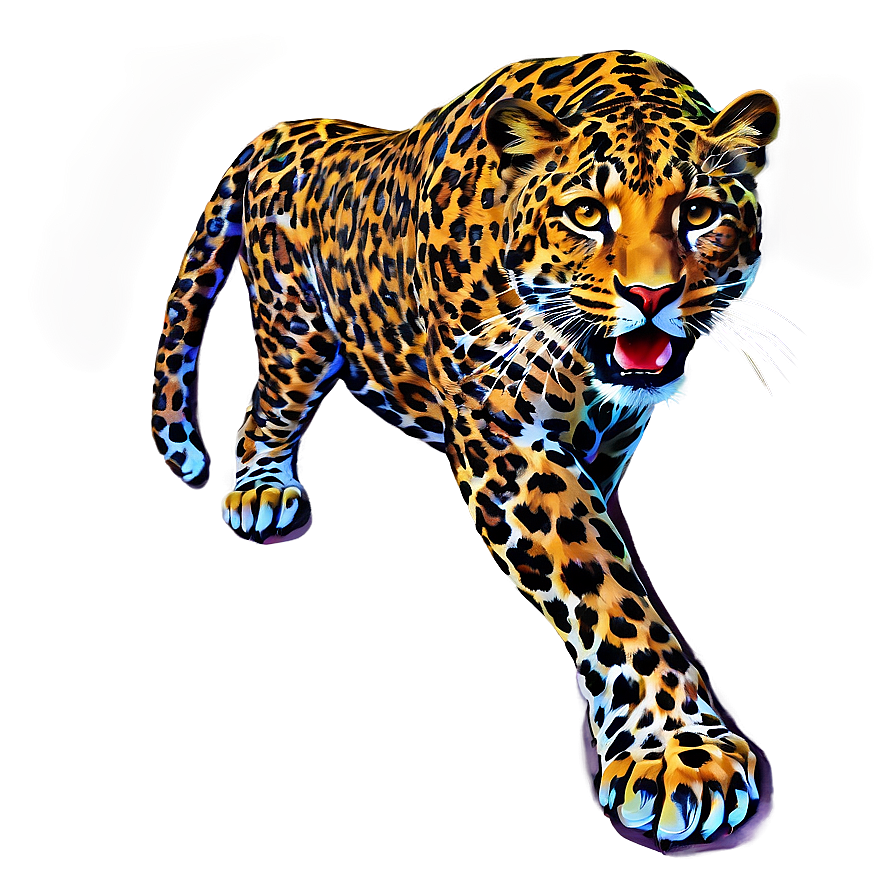 Retro Leopard Pop Art Png 10 PNG