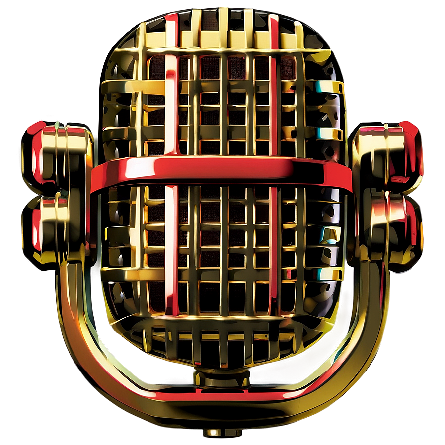 Retro Microphone Png Llm50 PNG