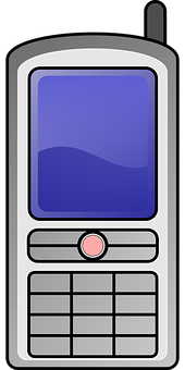 Retro Mobile Phone Icon PNG