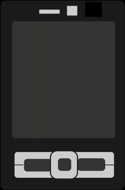 Retro Mobile Phone Icon PNG