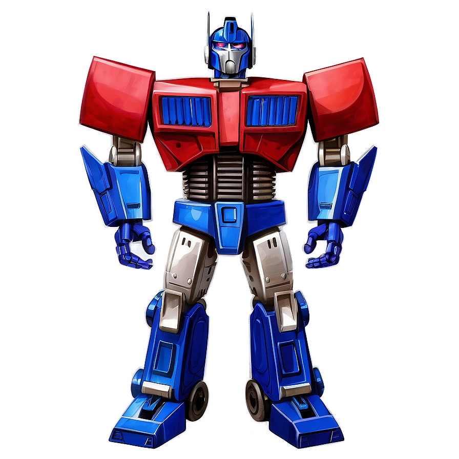 Download Retro Optimus Prime Poster Png 6 | Wallpapers.com