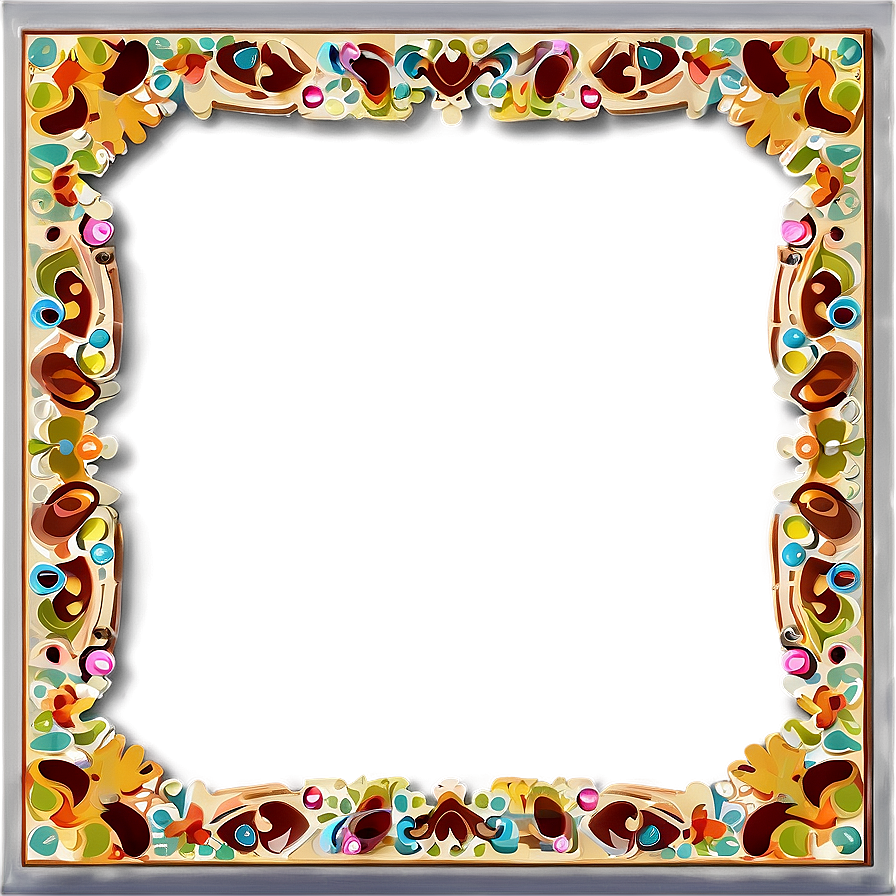 Retro Photo Border Png Onf74 PNG