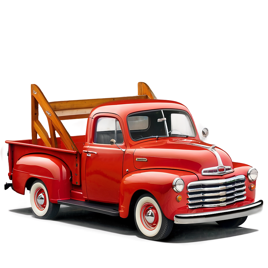 Retro Pickup Truck Png Hdf3 PNG